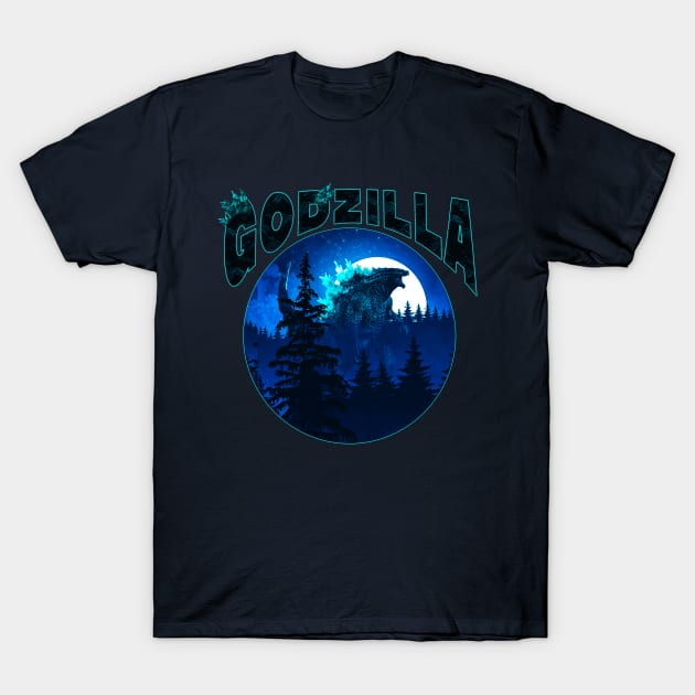 godzilla king monster T-Shirt by nowsadmahi